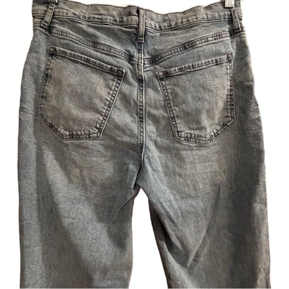 Banana‎ Republic Women's High-Rise Straight Jeans Size 12 Blue Light Wash